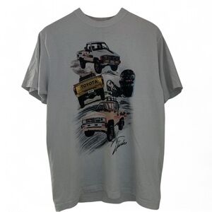 TRD x Huf off-roading racing short sleeve tee shirt.